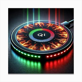 Sovereign Flame Wireless Charging Led Indicators Canvas Print