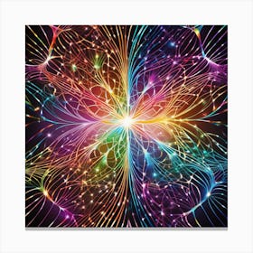 Abstract Psychedelic Art Canvas Print