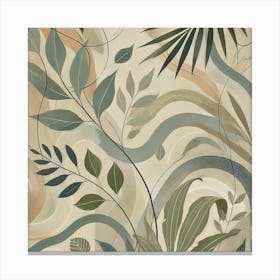 Tropical Leaves Canvas Print