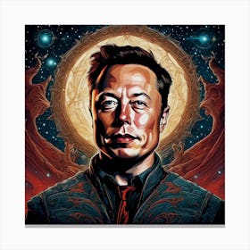 Elon Musk 3 Canvas Print