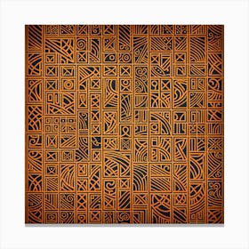 Intertwined Various Cultural Symbols Such As Icons Landmarks And Traditional Motifs, 235 Canvas Print
