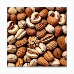 Nuts And Pistachios 1 Canvas Print