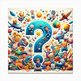 Question Mark Canvas Print