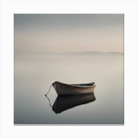 Boat On The Water Canvas Print