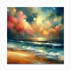 Abstract Horizons 34 Canvas Print