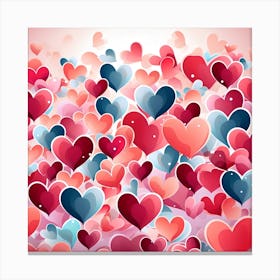 Valentine'S Day Background Canvas Print