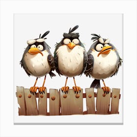 Angry Birds 5 Canvas Print