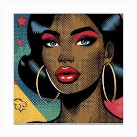 Sihle Pop Art Canvas Print