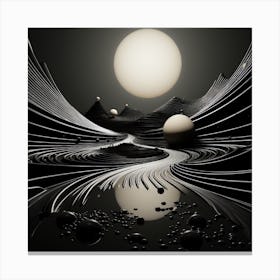 Aeon Moon Canvas Print