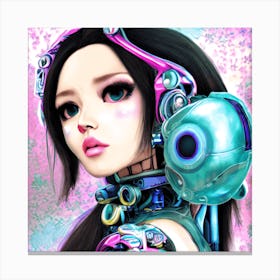 Robot Girl 7 Canvas Print