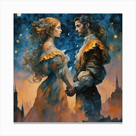 Lovers 1 Canvas Print