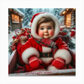 Santa Baby 3 Canvas Print