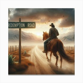 Redemption Road Canvas Print