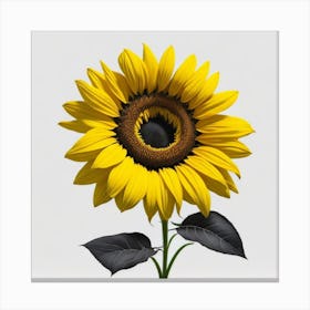 Sunflower myluckycharm Canvas Print
