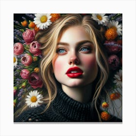 Flower Girl 8 Canvas Print