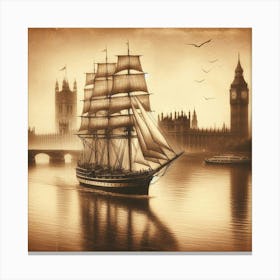 Big Ben In London Canvas Print