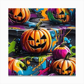 Halloween Pumpkins 1 Canvas Print