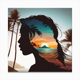 Hawaiian Sunset 1 Canvas Print