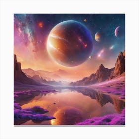 Space Nebula  Canvas Print