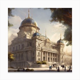 Palace Of The Emperors Canvas Print