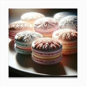 Macarons 1 Canvas Print