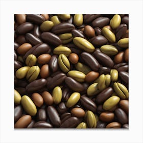 Coffee Beans 324 Canvas Print