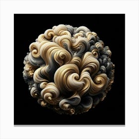 Fractal Sphere Canvas Print