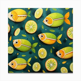 Fishes Background Canvas Print