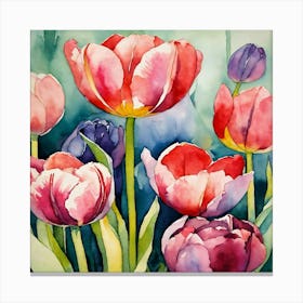 Tulips 20 Canvas Print