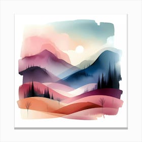 Landscape Painting 67 Canvas Print