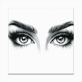 Eye Painting, Eye Drawing, Eye Makeup, Eye Makeup Tutorial, Eye Makeup Tutorial, Eye Makeup Tutorial, Canvas Print