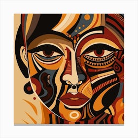 African Art Canvas Print