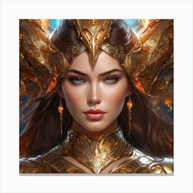 Golden Goddess bh Canvas Print