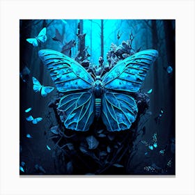 Goth Butterfly Canvas Print