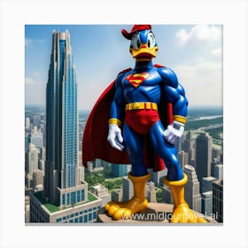 Donald Duck Canvas Print