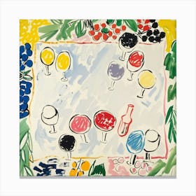 Summer Wine Matisse Style 9 Canvas Print