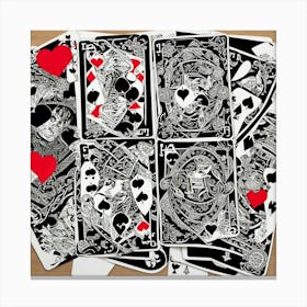 Playing Cards 3 Canvas Print