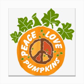 Autumn Halloween Peace Canvas Print