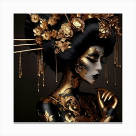 Geisha 202 Canvas Print