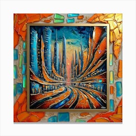 Modern Cityscape Canvas Print