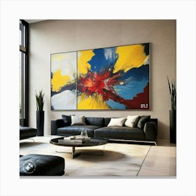 Abstract Painting 10 Canvas Print