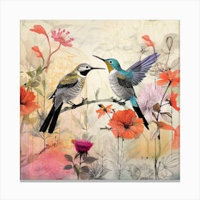 Bird In Nature Hummingbird 4 Canvas Print