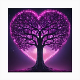 Heart Tree 14 Canvas Print