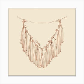Tassel Necklace Canvas Print