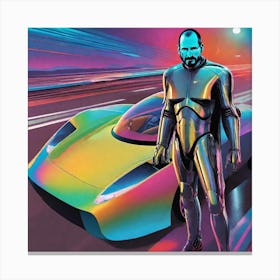 Futuristic Man 152 Canvas Print