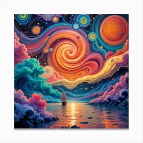 Starry Night 12 Canvas Print