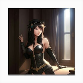 Sexy Anime Girl 1 Canvas Print