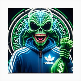 Adi Alien Canvas Print