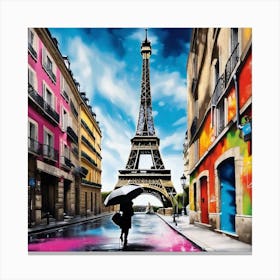 Paris Eiffel Tower 14 Canvas Print