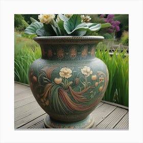 Gilded Urn Canvas Print